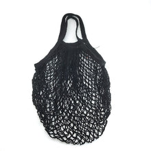 Load image into Gallery viewer, Portable Reusable Grocery Bags Fruit Vegetable Bag Washable Cotton Mesh String Organic Organizer Handbag Long Handle Net Tote
