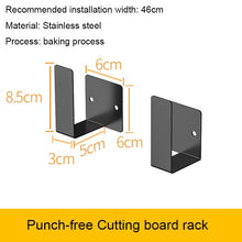 Load image into Gallery viewer, Kitchen Organizer Storage Wall-Mount Spice Racks Stainless Steel Shelves For knives Dish  Kitchen Gadgets Accessories Supplies

