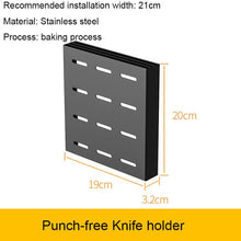 Load image into Gallery viewer, Kitchen Organizer Storage Wall-Mount Spice Racks Stainless Steel Shelves For knives Dish  Kitchen Gadgets Accessories Supplies
