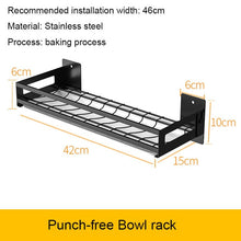 Load image into Gallery viewer, Kitchen Organizer Storage Wall-Mount Spice Racks Stainless Steel Shelves For knives Dish  Kitchen Gadgets Accessories Supplies
