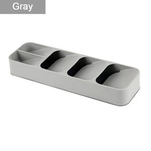 Load image into Gallery viewer, Kitchen Cutlery Storage Tray Knife holder Kitchen Organizer Kitchen Container Spoon Fork Storage Separation Knife Block Holder
