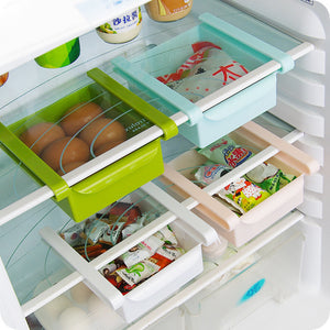 Hanging Refrigerator Shelf Fridge Storage Rack Freezer Shelf Holder Food Container Space Saver Kitchen Organizer Hanging Board